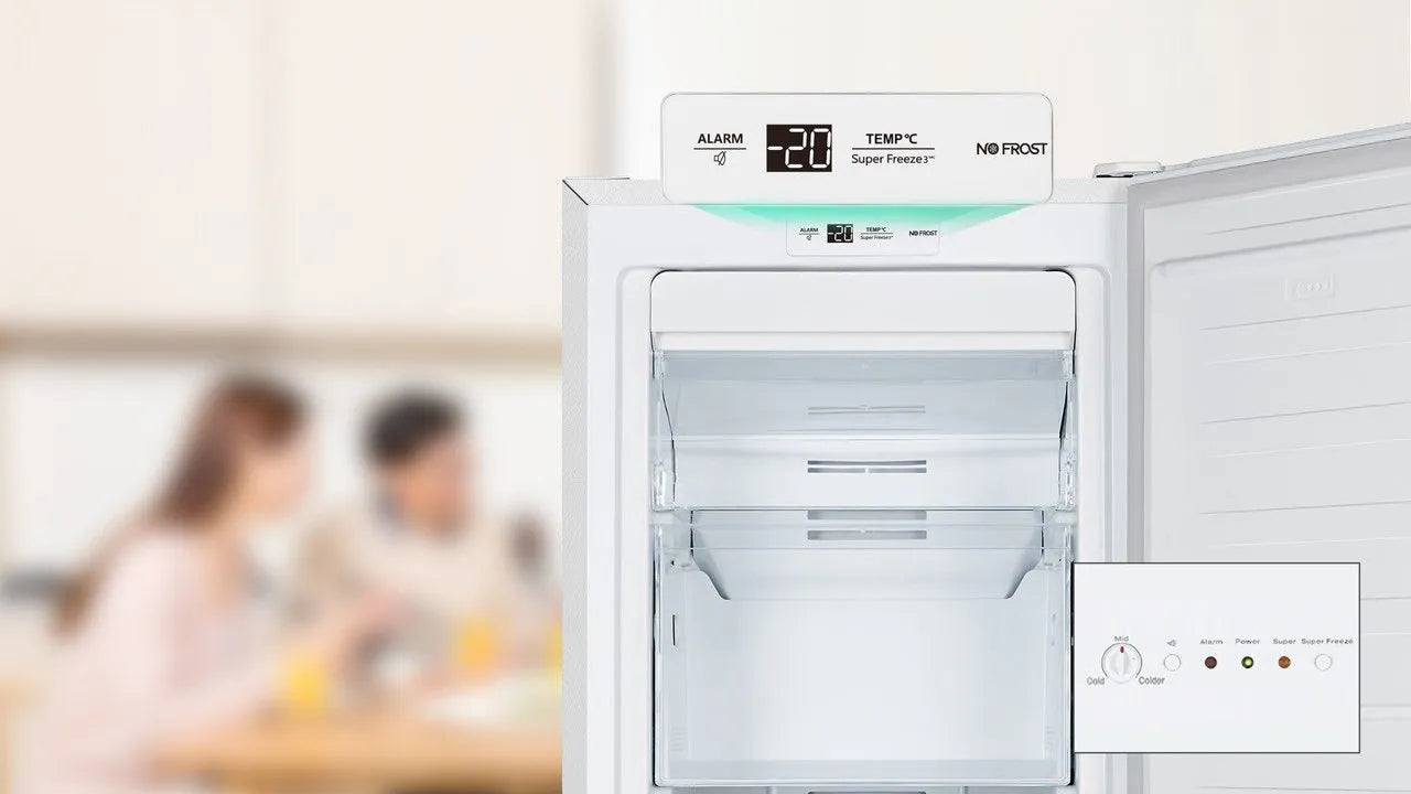 Hisense 172cm Tall Freezer - Stainless Steel | FV298N4ACE