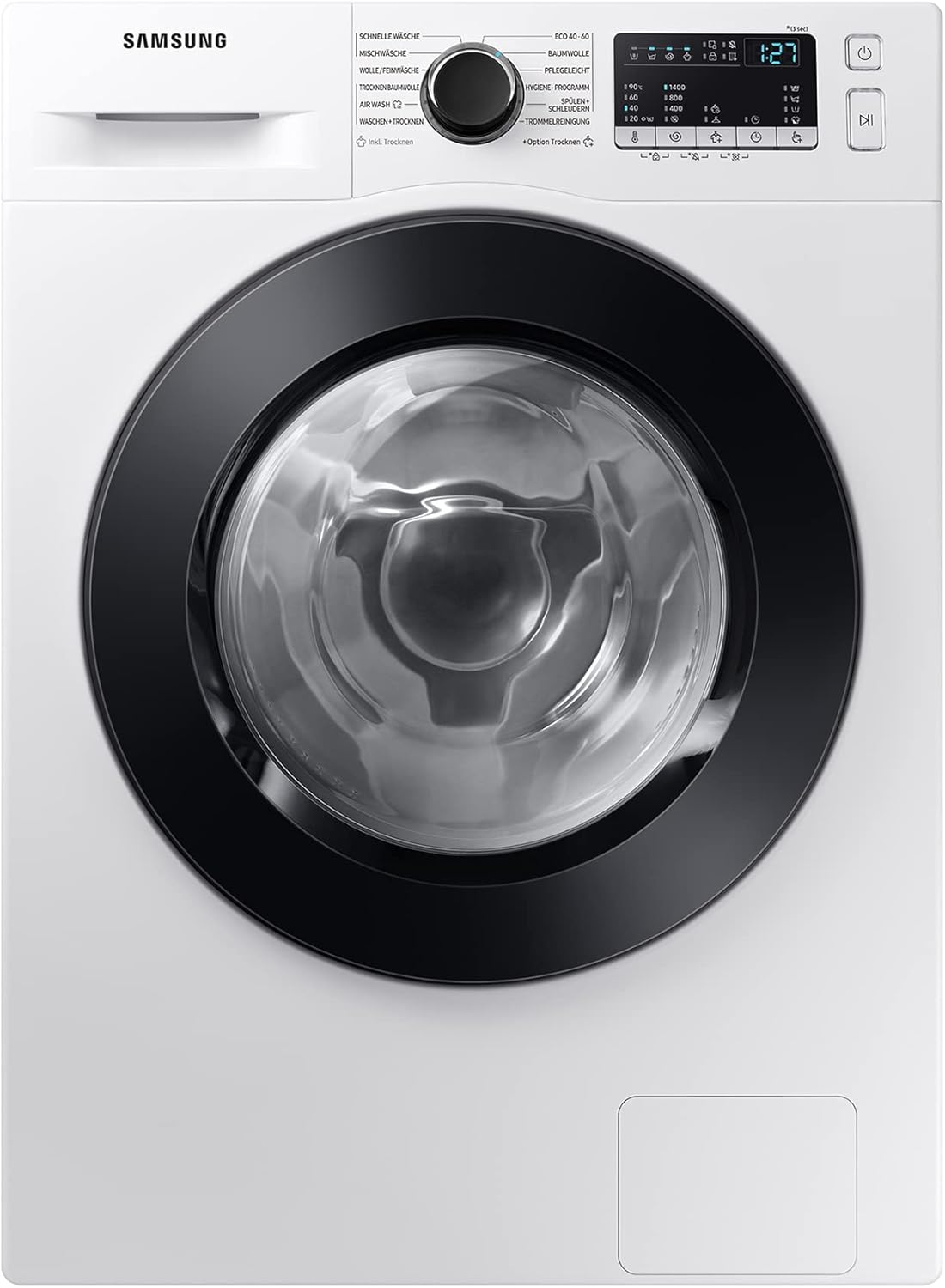 WD81T4049CE/EG Waschtrockner, 8/5 kg, 1400 U/min, Ecobubble, AirWash, Hygiene-Dampfprogramm, Weiß