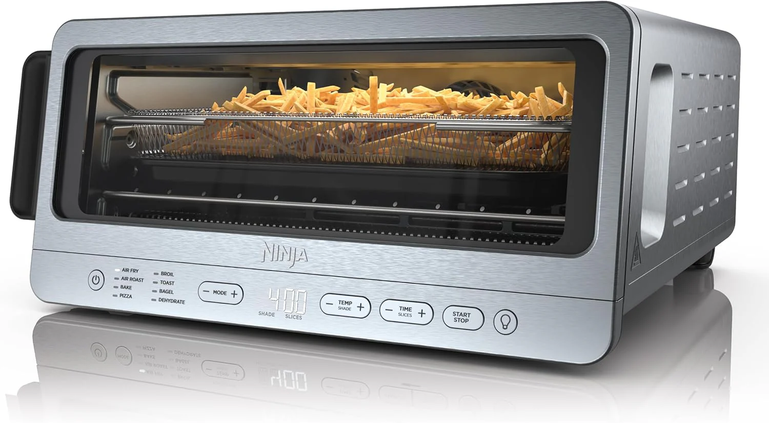 Ninja Digital Air Fryer & Toaster Oven | 8-in-1 Functionality | Flip-Up Design | XL Capacity