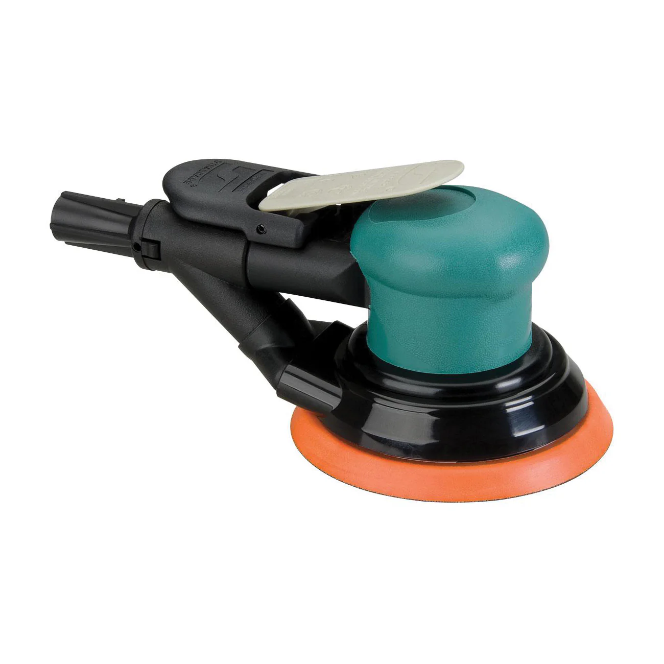Dynabrade Spirit 58054  ~  5 Inch Diameter Self-Generated Vacuum Dynorbital Spirit Mesh Abrasive System .25 Hp 12000 Rpm 3/16 Diameter Orbit Rear Exhaust