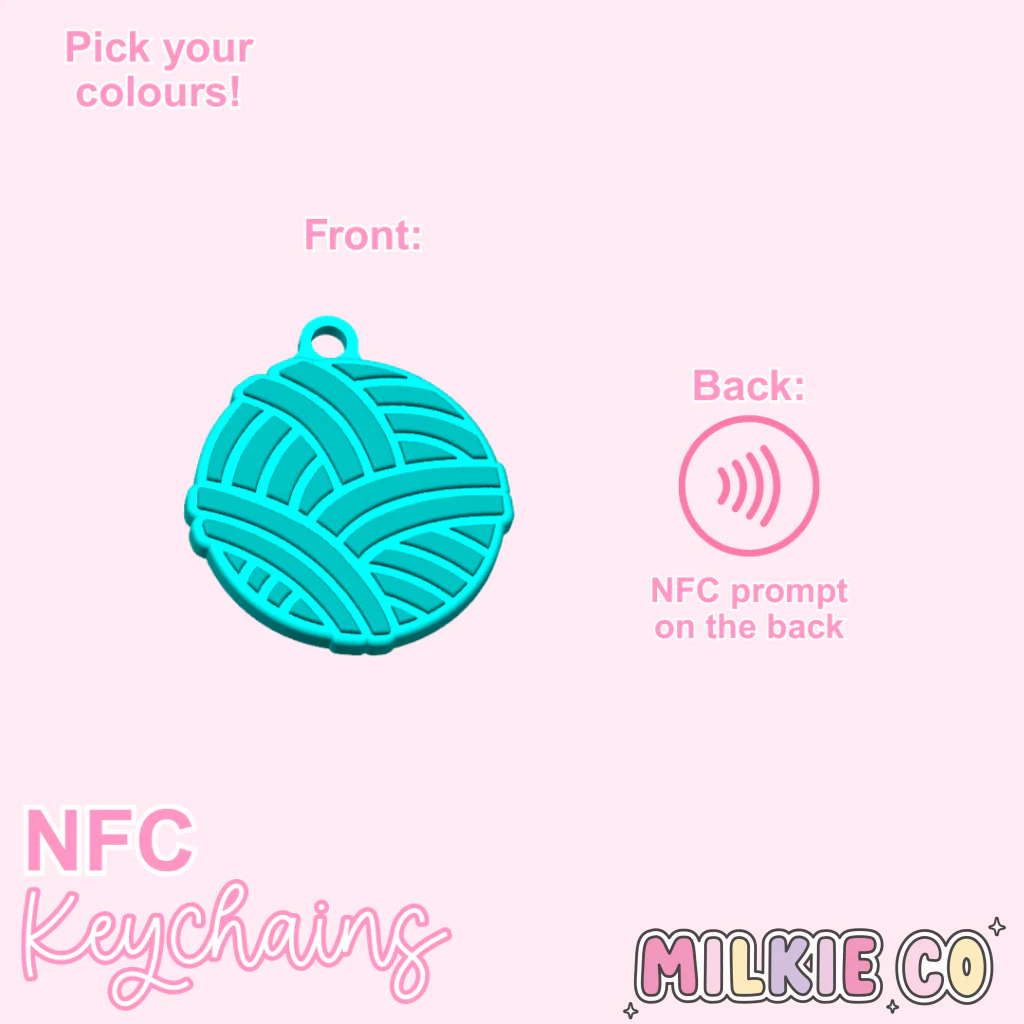 Crochet NFC Keychain