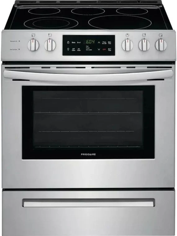 30 hüvelykes, 5,0 cu. ft-es egykemencés sütő – rozsdamentes acél