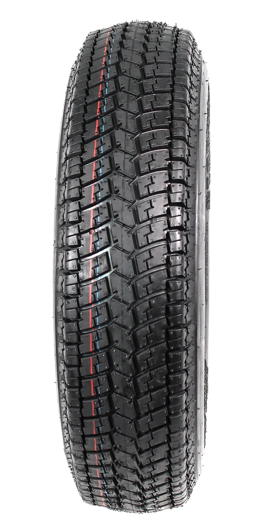 2-pack trailer tires and rims ST175/80D13 175/80 13 B78-13 LRC 5-hole white spoked wheel