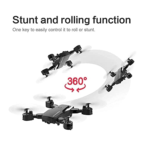 RFZHANZ Rc Droni Pieghevoli con videocamera 4K HD per Adulti Quadricottero RC WiFi FPV Video Live Altitude Hold modalità Senza Testa Decollo a Una Chiave per Bambini o Principianti : Giochi e giocattoli