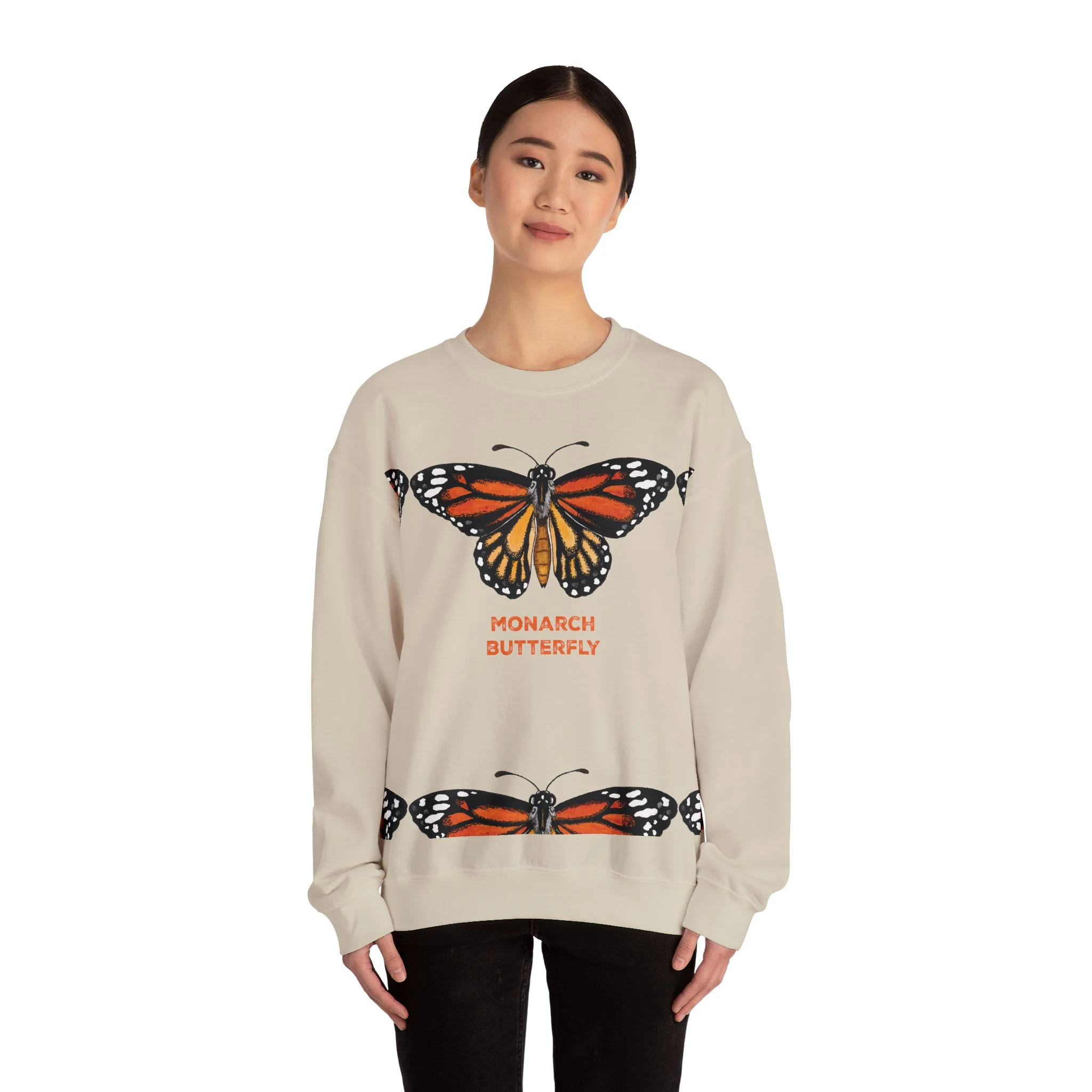Monarch Butterfly Graphic Sweatshirt