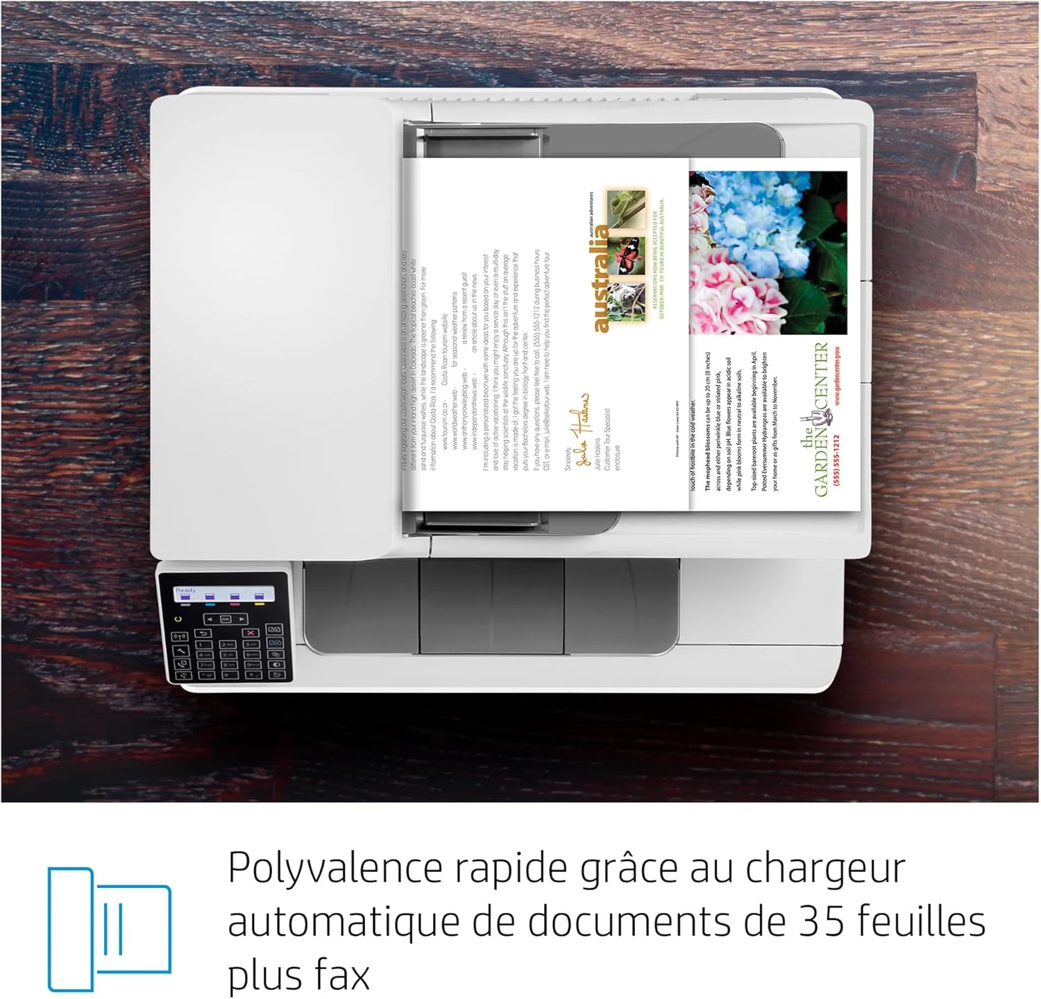 Stampante laser multifunzione a colori HP Color LaserJet Pro MFP 3302fdwg, Fax, Stampa automatica fronte/retro, Touchscreen, Wi-Fi, Ethernet, USB, HP Wolf Pro Security