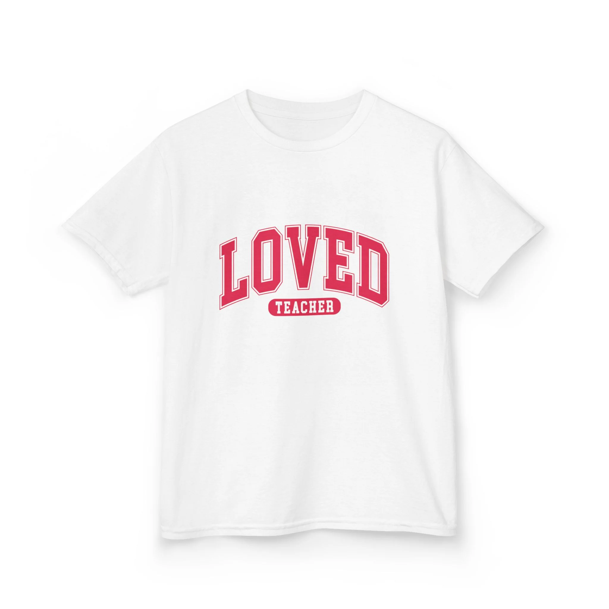 Loved Teacher Kids Tee | School Staff Shirt, Teacher Appreciation