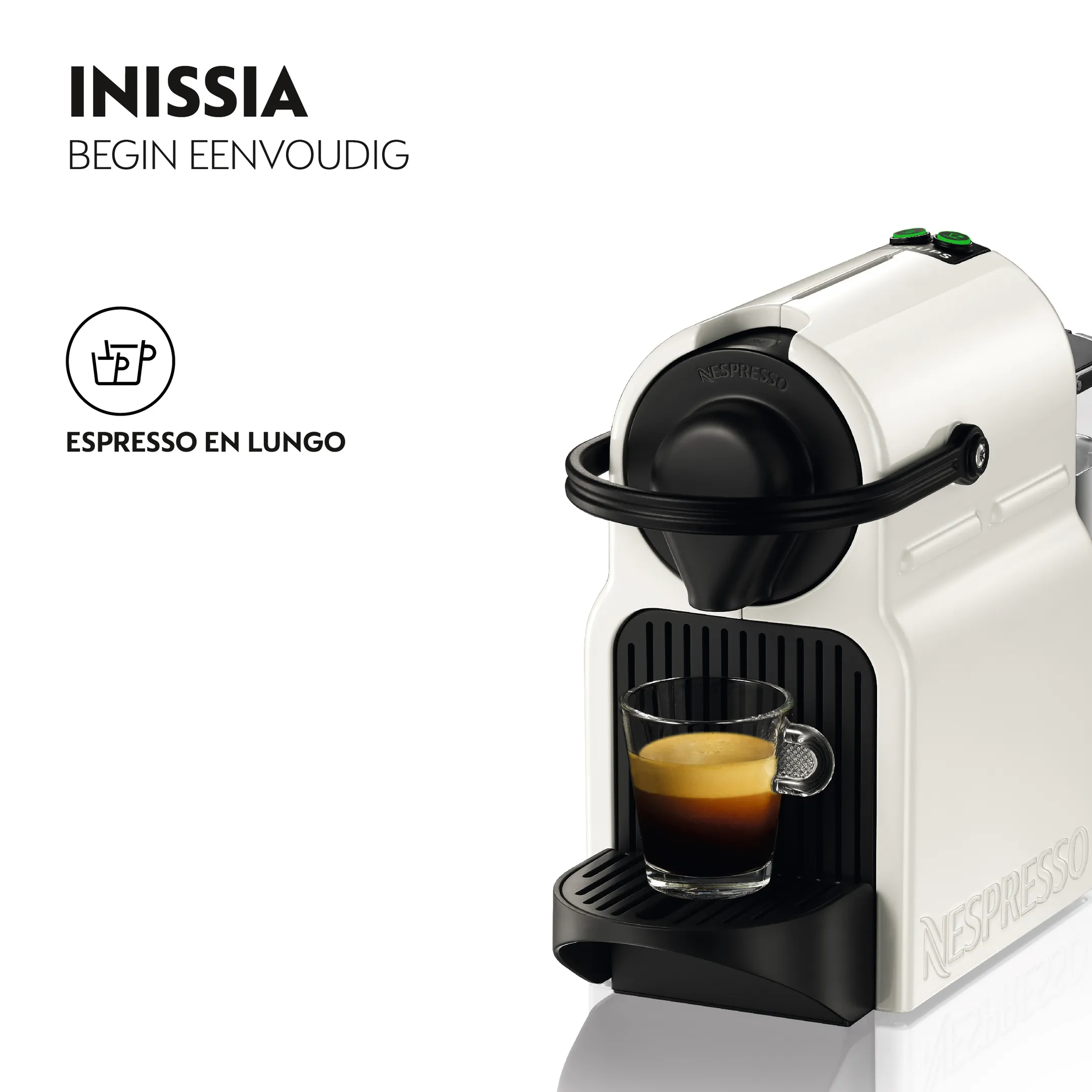Krups Nespresso Koffiemachine Inissia White