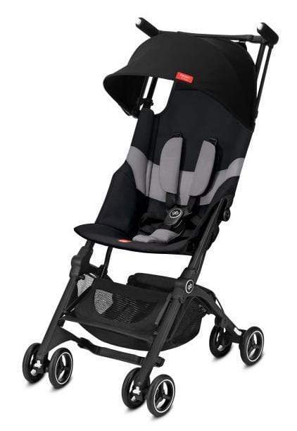 GB Pockit Plus All-Terrain Wandelwagen C Fluweelzwart met Regenhoes