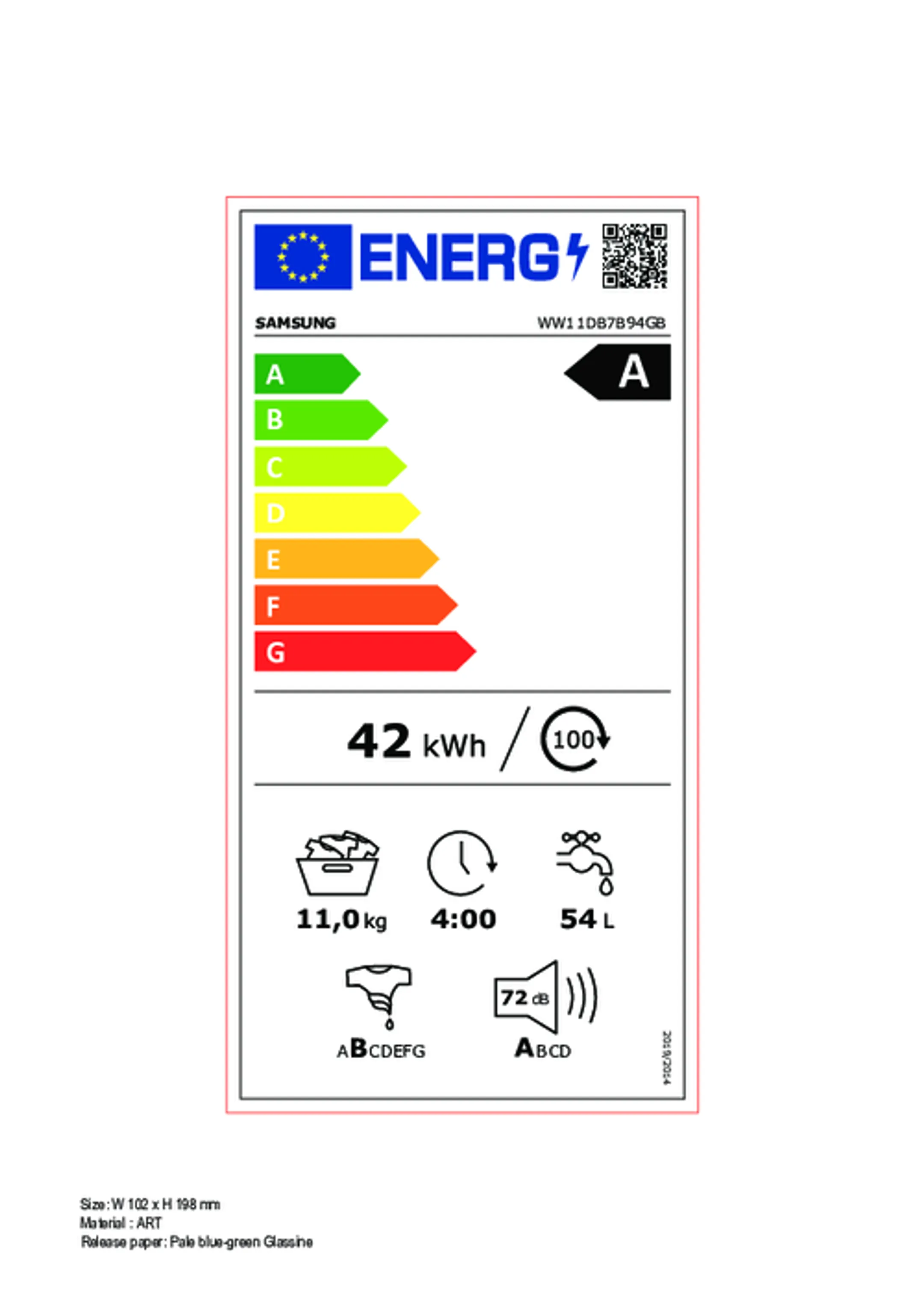 Samsung Bundel - Wasmachine WW11DB7B94GB BESPOKE AI Wash 7000-serie + Droogkast DV90DB7845GBU3 Bespoke AI QuickDrive™