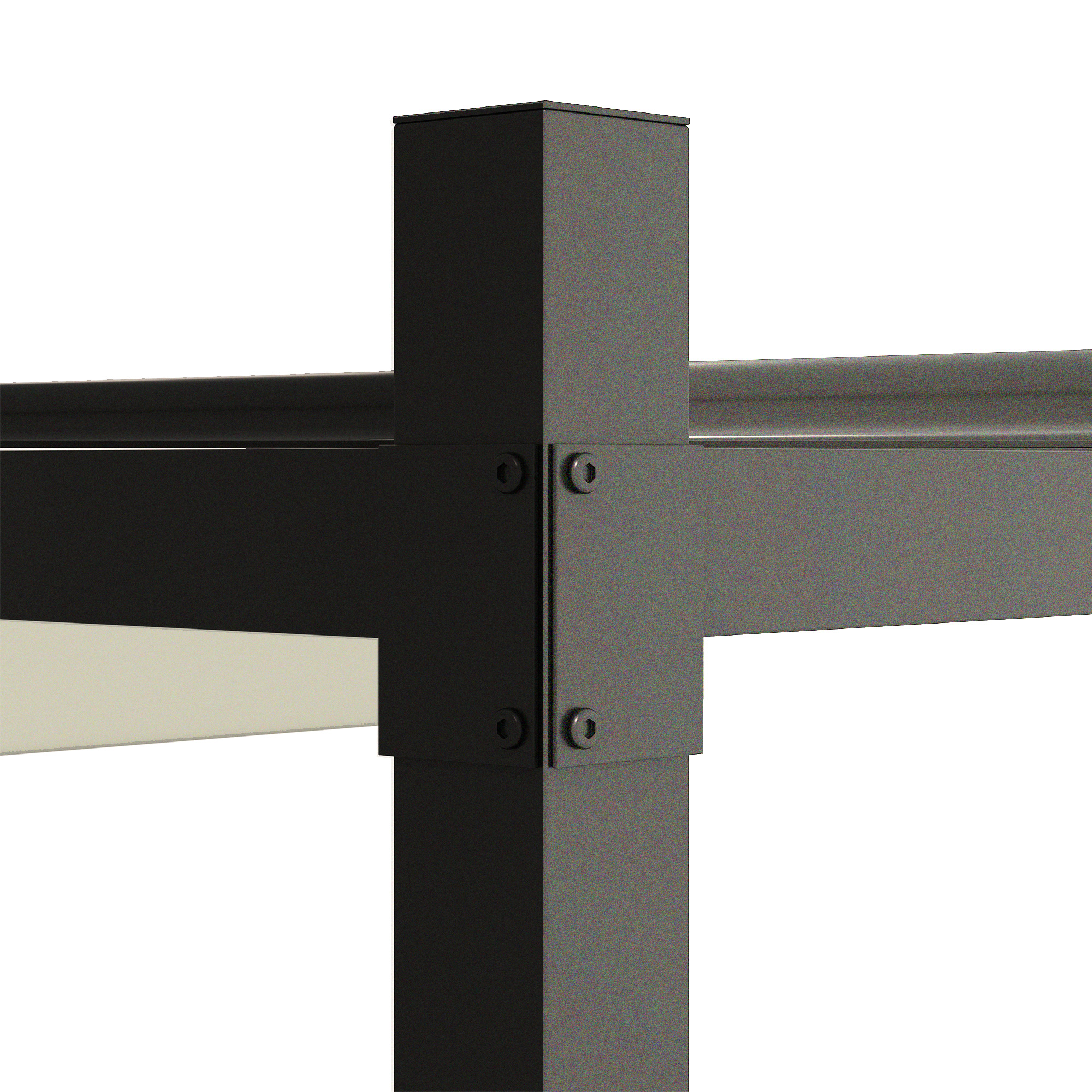 Outsunny Tuin Pergola, 3 x 3 m, Uitschuifbaar Dak en Magneetpad, Buiten Luifel, Tuinpaviljoen, UPF30+, Metaal, Crèmewit