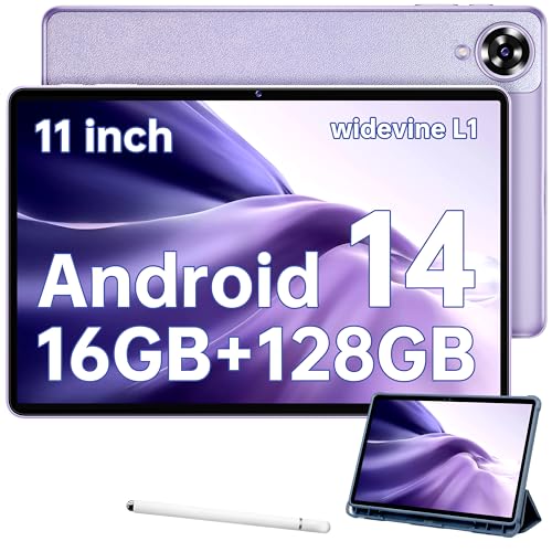 OUKITEL OT11 Tablet 11 Pollici Android 14 Tablets   16GB 128GB(TF 1TB) Tavoletta Octa core Tablet Gaming, Tablet in Offerta 4G LTE Dual SIM 5G WiFi, 8000mAh/10W/13MP 5MP/BT5/GPS/GMS/Widevine L1, Viola : Informatica