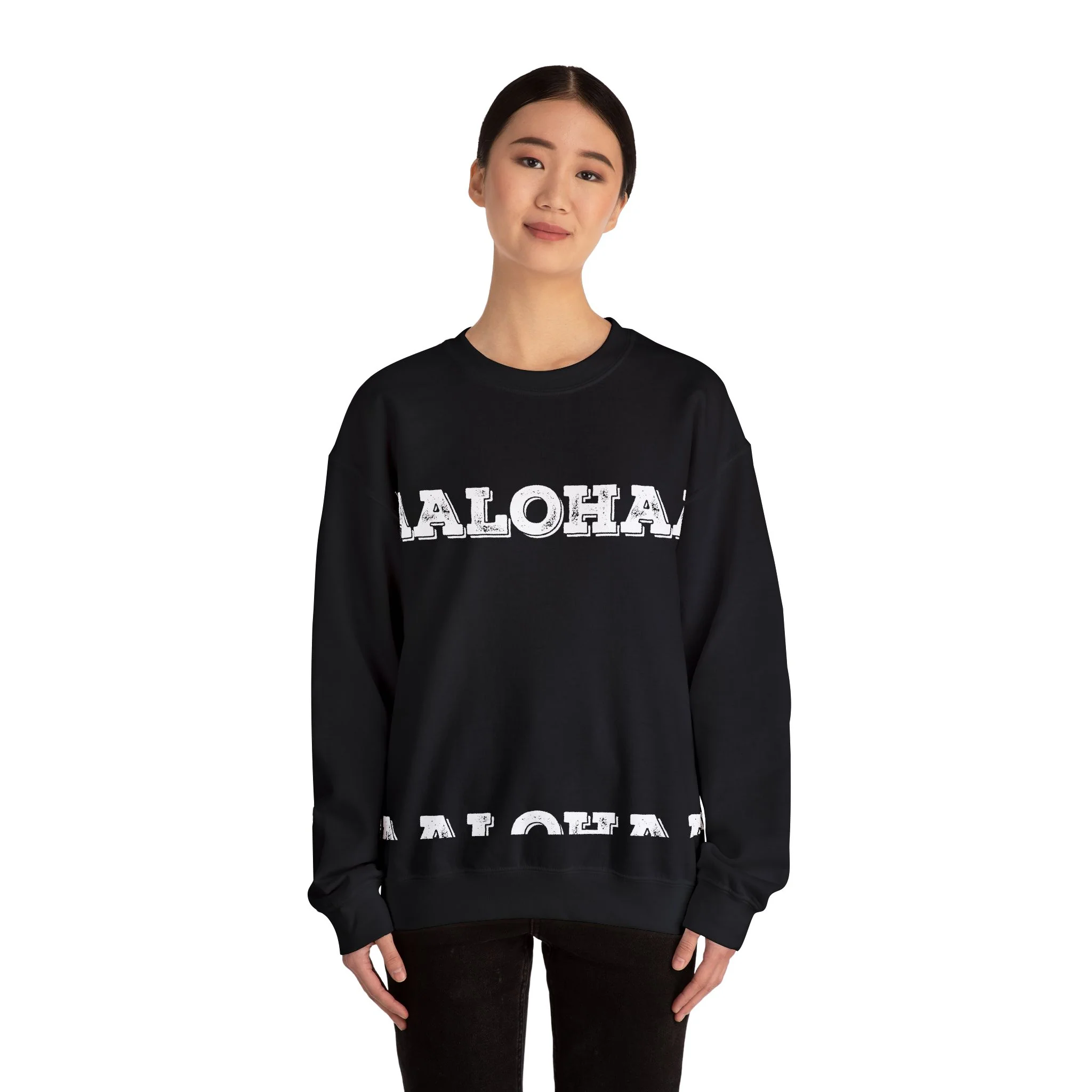 Crewneck Sweatshirt - Classic White Heavy Blend Crewneck