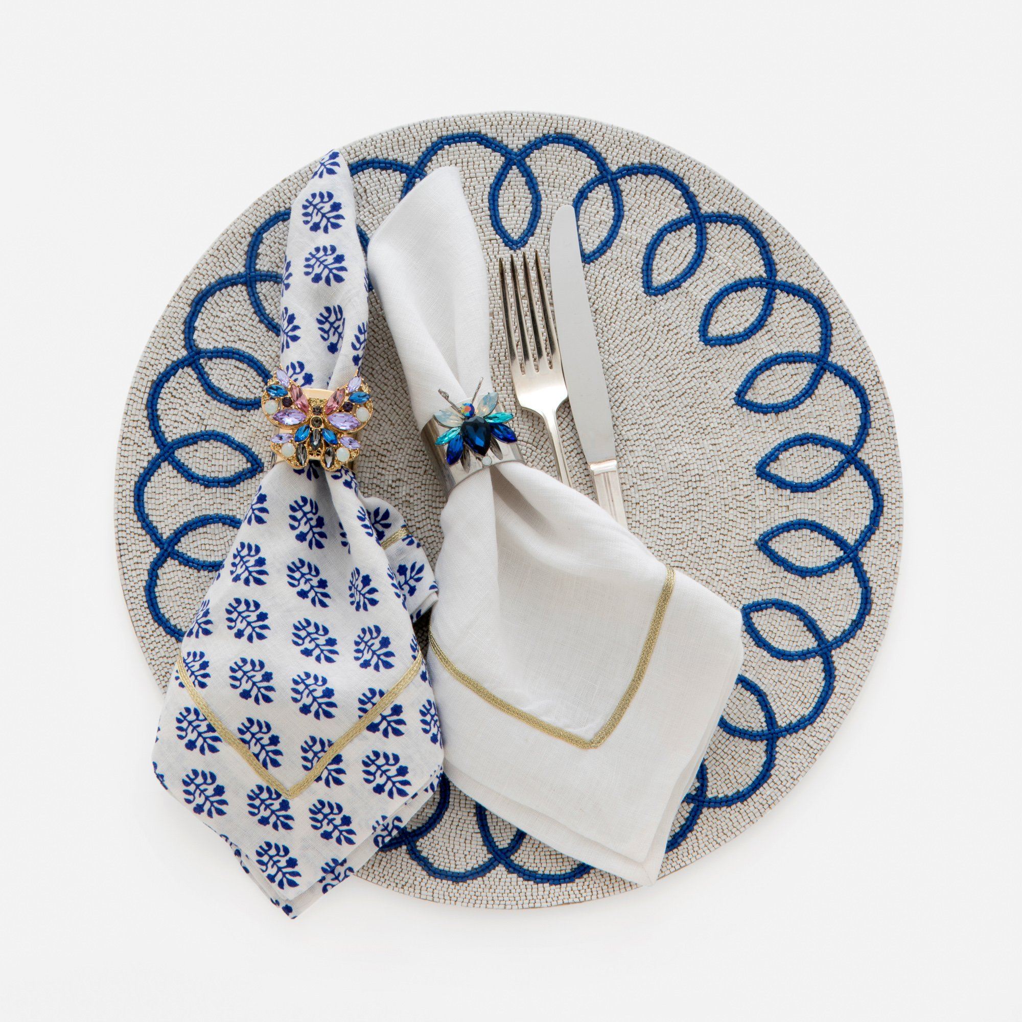 Chinoiserie Blue Placemat