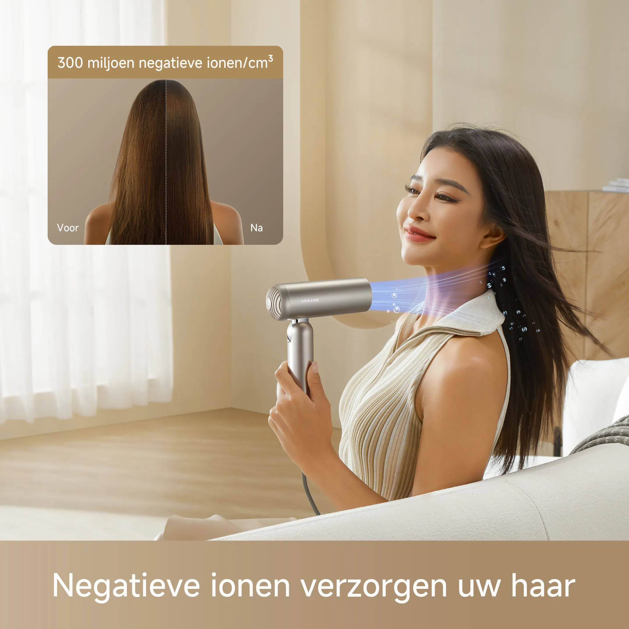 Dreame Haardroger Pocket Pro Gold