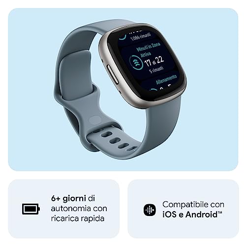 Fitbit Versa Smartwatch Unisex Adulto Grigio