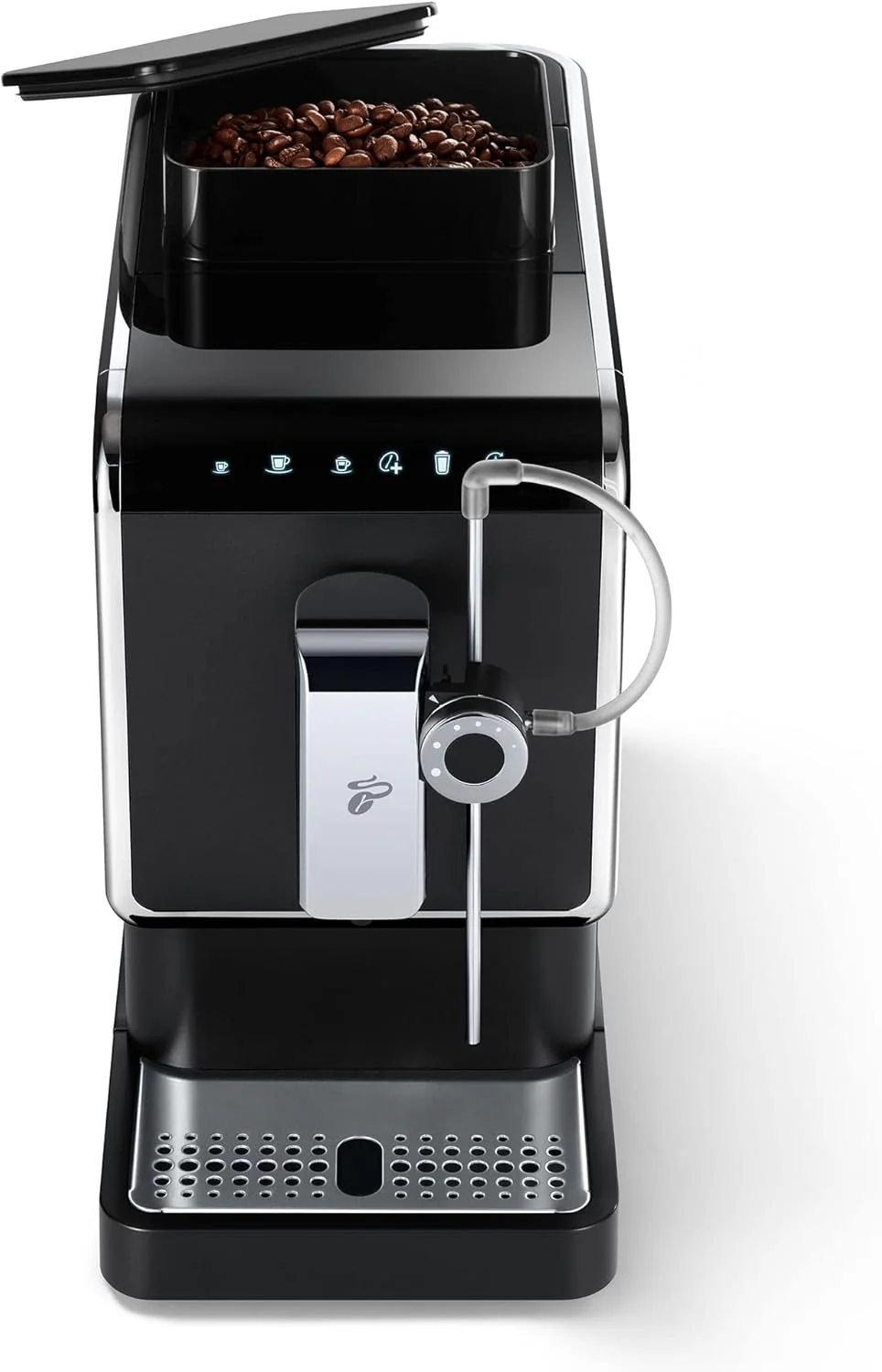 Tchibo Kaffeevollautomat Esperto Pro mit One Touch Funktion für Caffè Crema, Espresso und Milchspezialitäten, Anthrazit