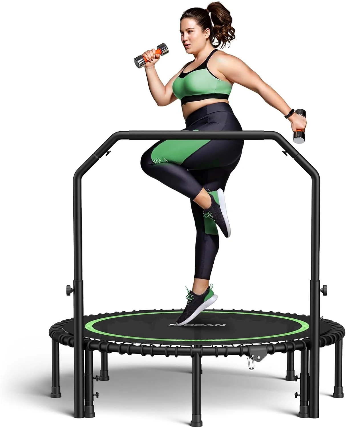 BCAN 450/550 LBS Foldable Mini Trampoline, 40