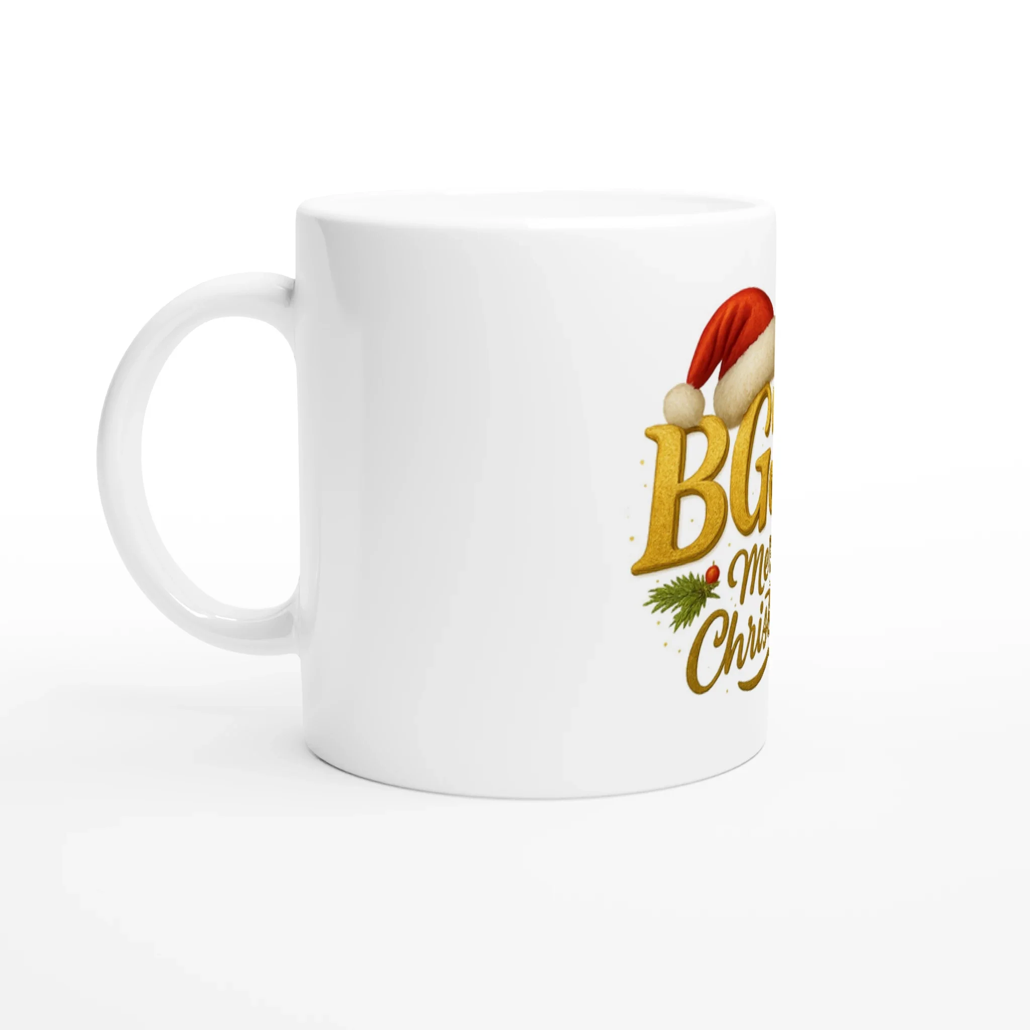 BGSM White 11oz Ceramic Mug