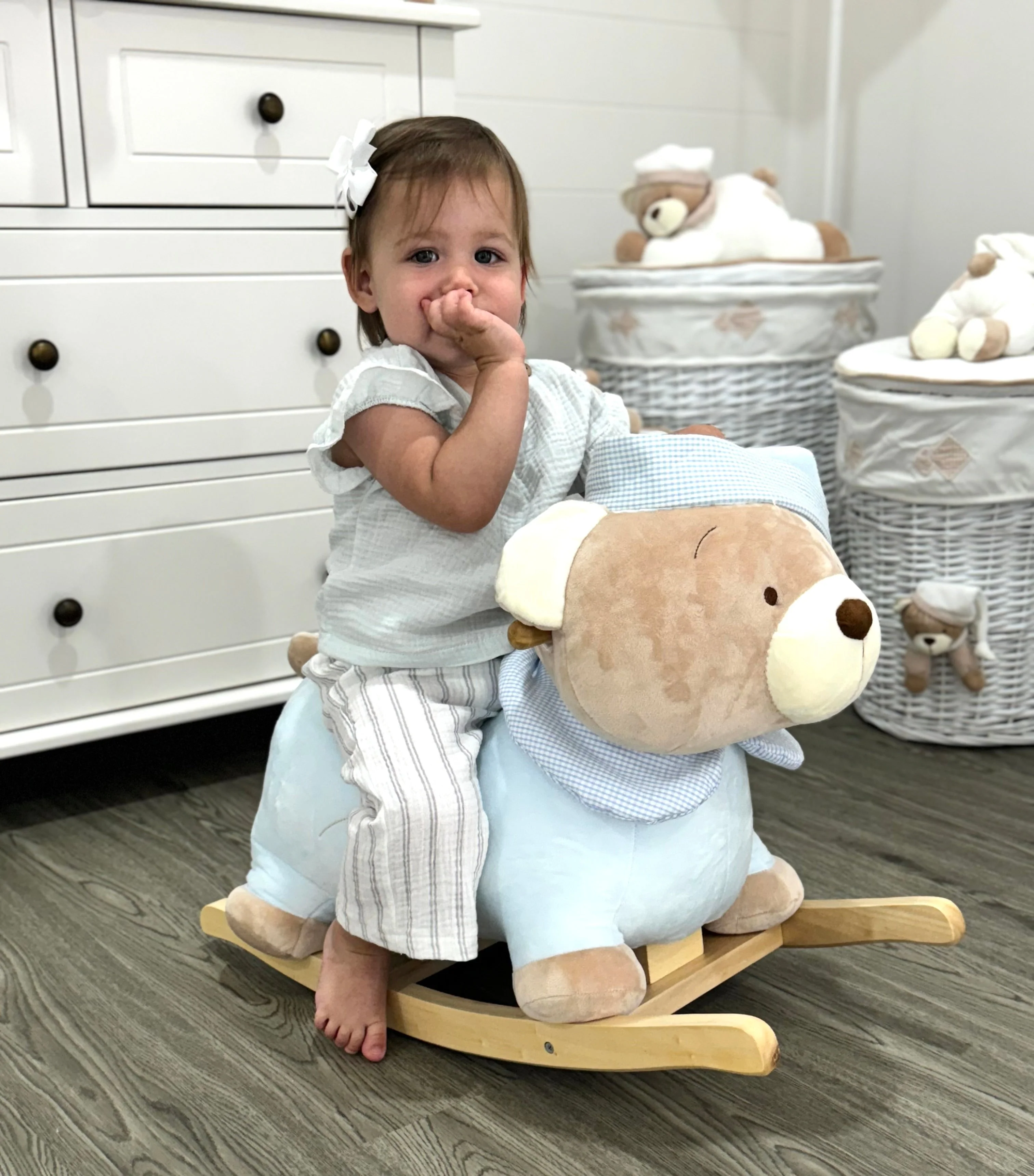 Rocking Teddy Bear | Blue
