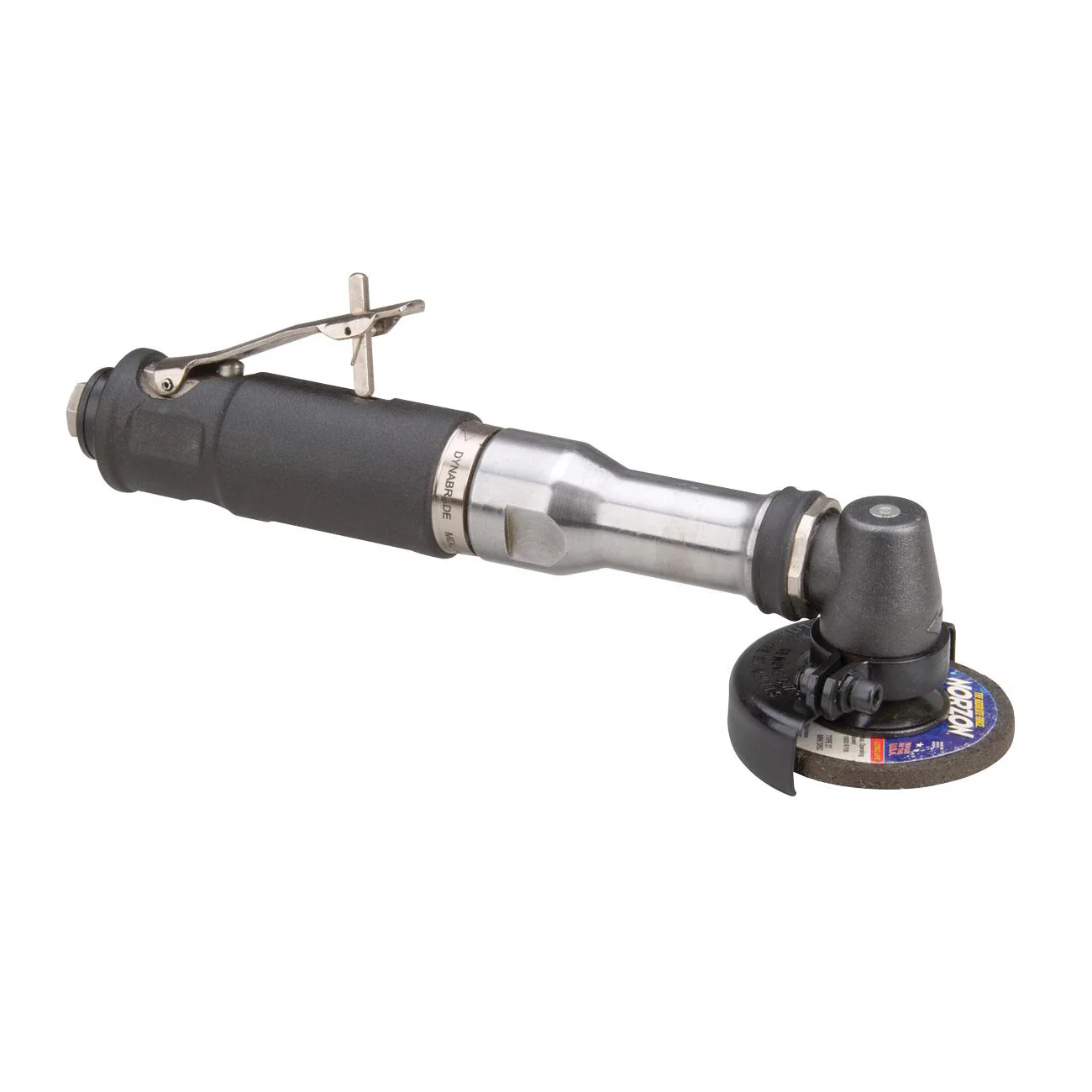 Dynabrade 54785  ~  3 Inch Diameter Extended Right Angle Type 27 Depressed Center Wheel Grinder .7 Hp 18000 Rpm Steel