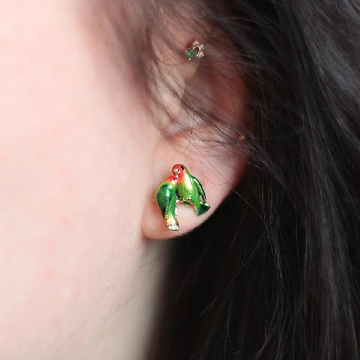 Lovebirds Stud Earrings