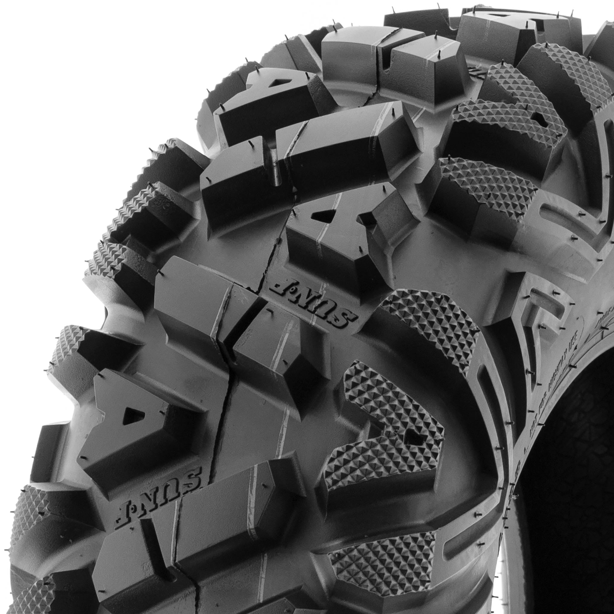 SunF All Terrain ATV UTV Tires 25x8-12 and 25x10-12 6 PR A033 (Complete Full Set of 4)