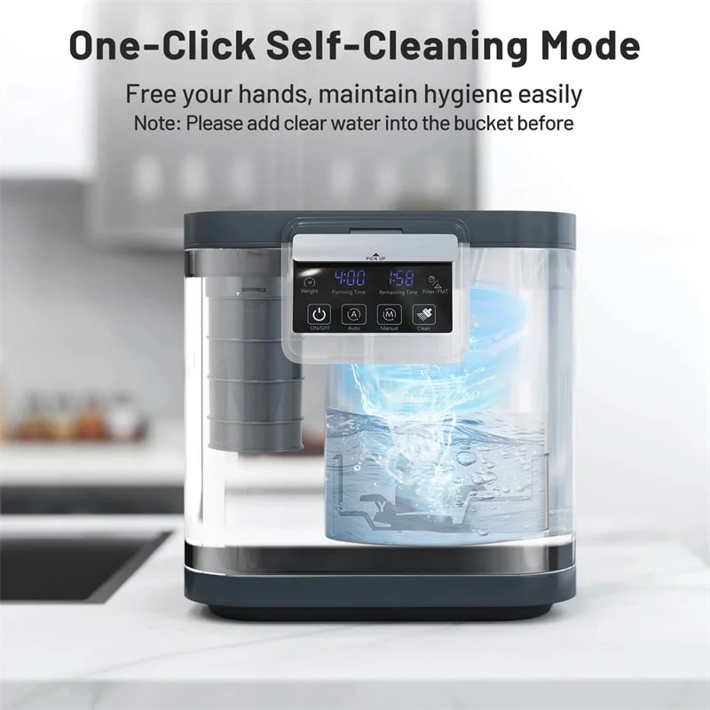 4L Electric Kitchen Composter, Smart Countertop Food Waste Compost Machine with Auto-Cleaning, Replaceable Filters, Turns Food Waste to Fertilizer