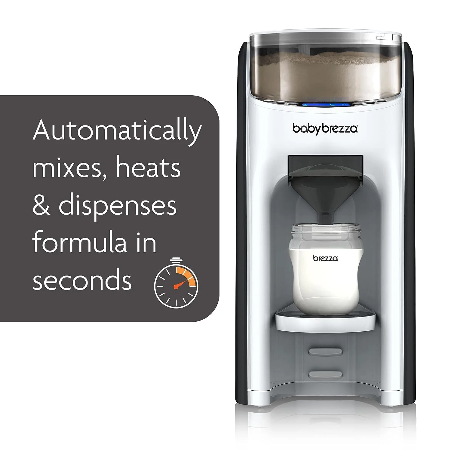 Baby Brezza Formula Pro Advanced adagoló, automatikus meleg tápszerkészítő, BPA-mentes, fehér