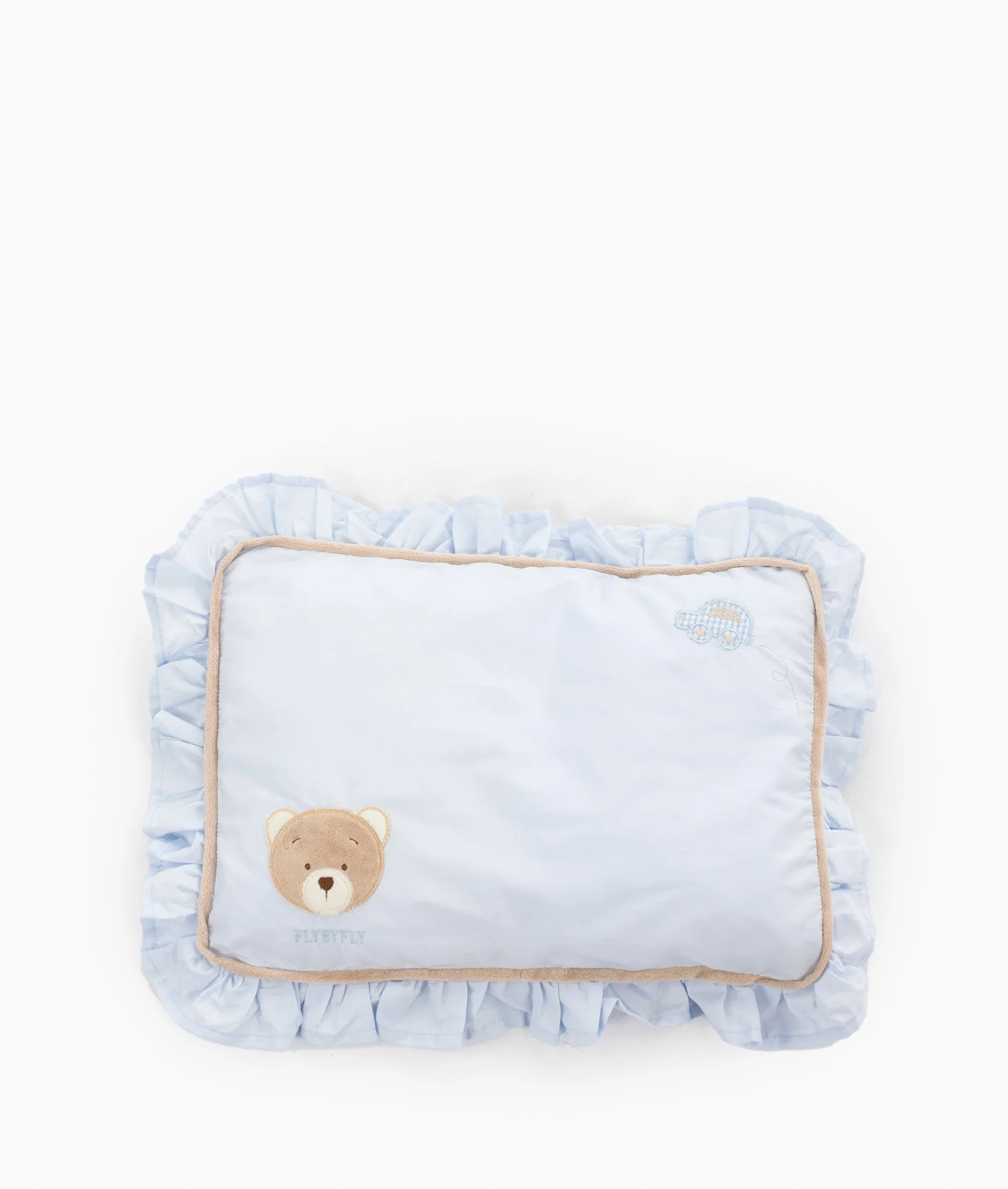 Toddler Ruffle Pillow | Blue
