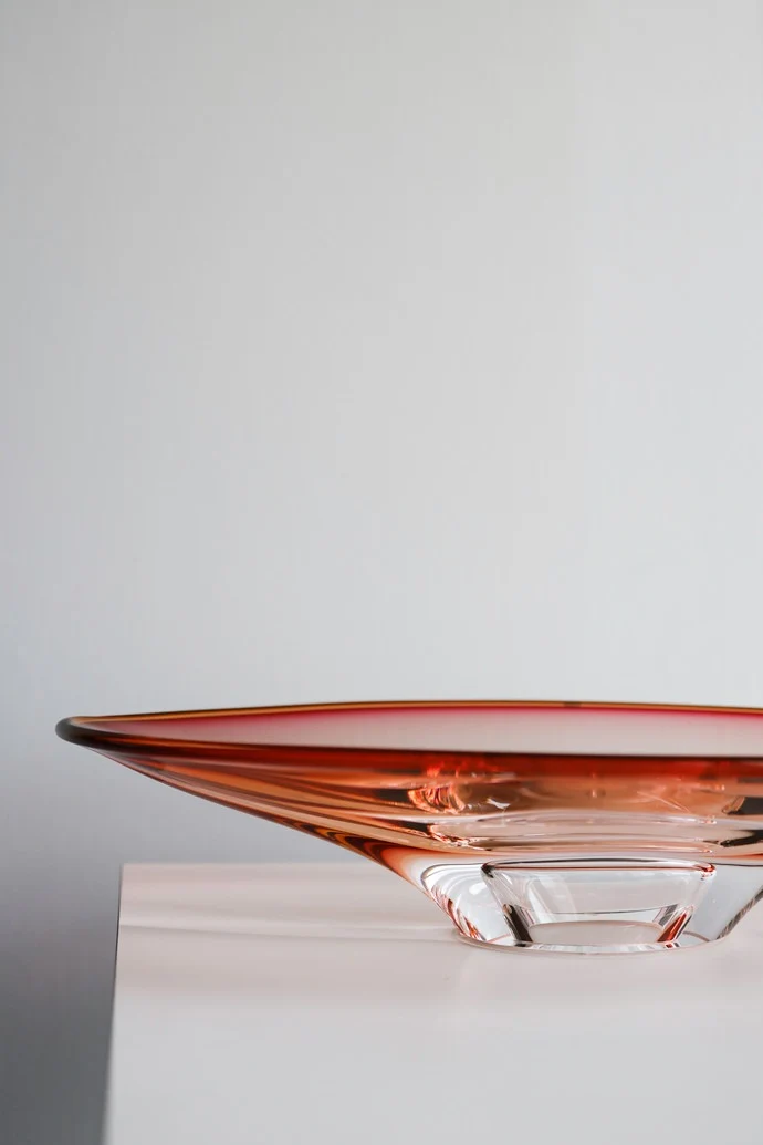Vision Dish, Pink Amber