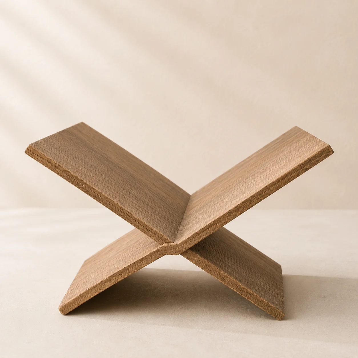 Natural Wooden Book Holder