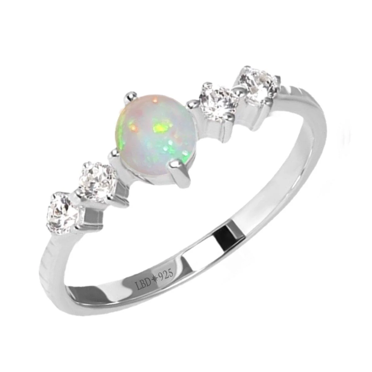 Laihas Petite Sparkle Opal Ring