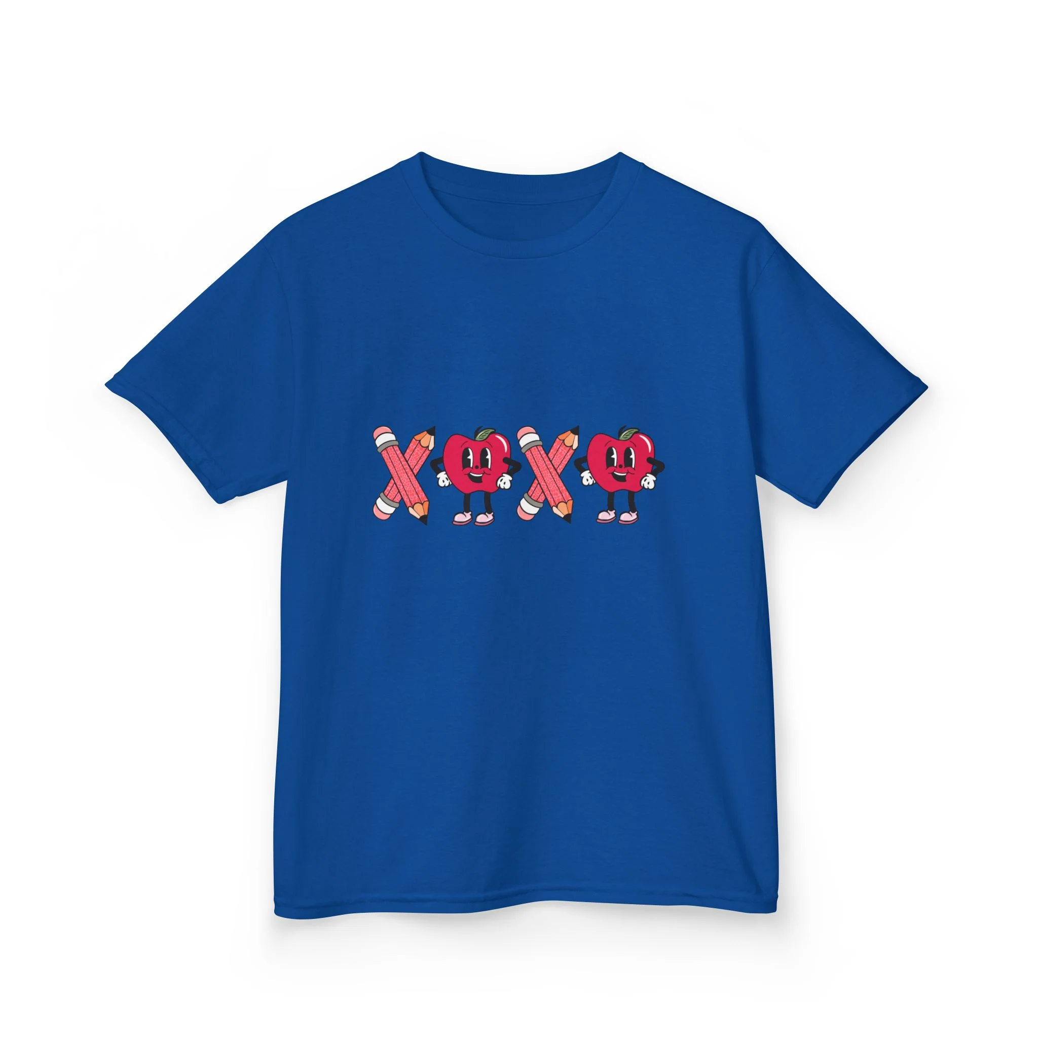 XOXO Heart Characters Kids Tee | Cute Valentine Shirt