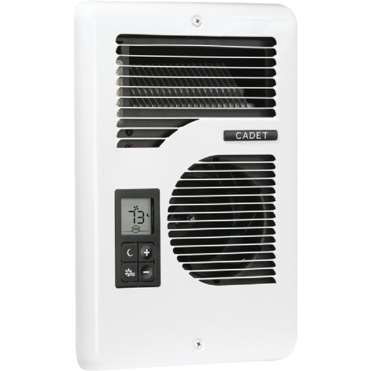 Cadet Energy Plus Wall Heater, Digital Thermostat, 240/208/120V, White