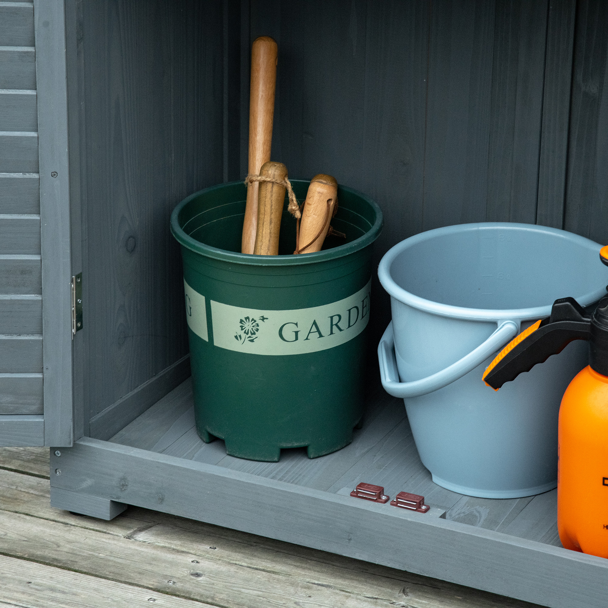 Outsunny tuinkast 87 cm x 46,5 cm x 160 cm