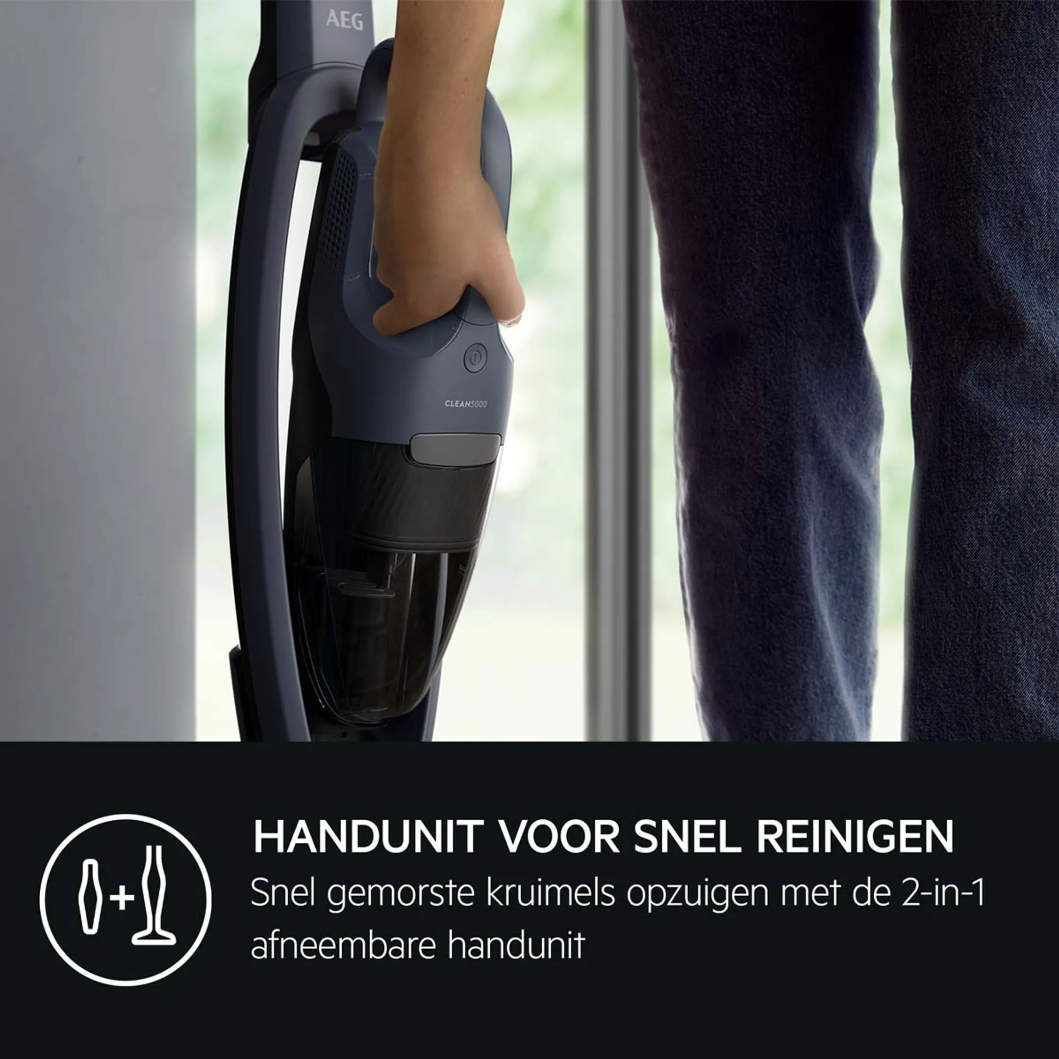 AEG Steelstofzuiger Clean 5000 AS52CB18DB