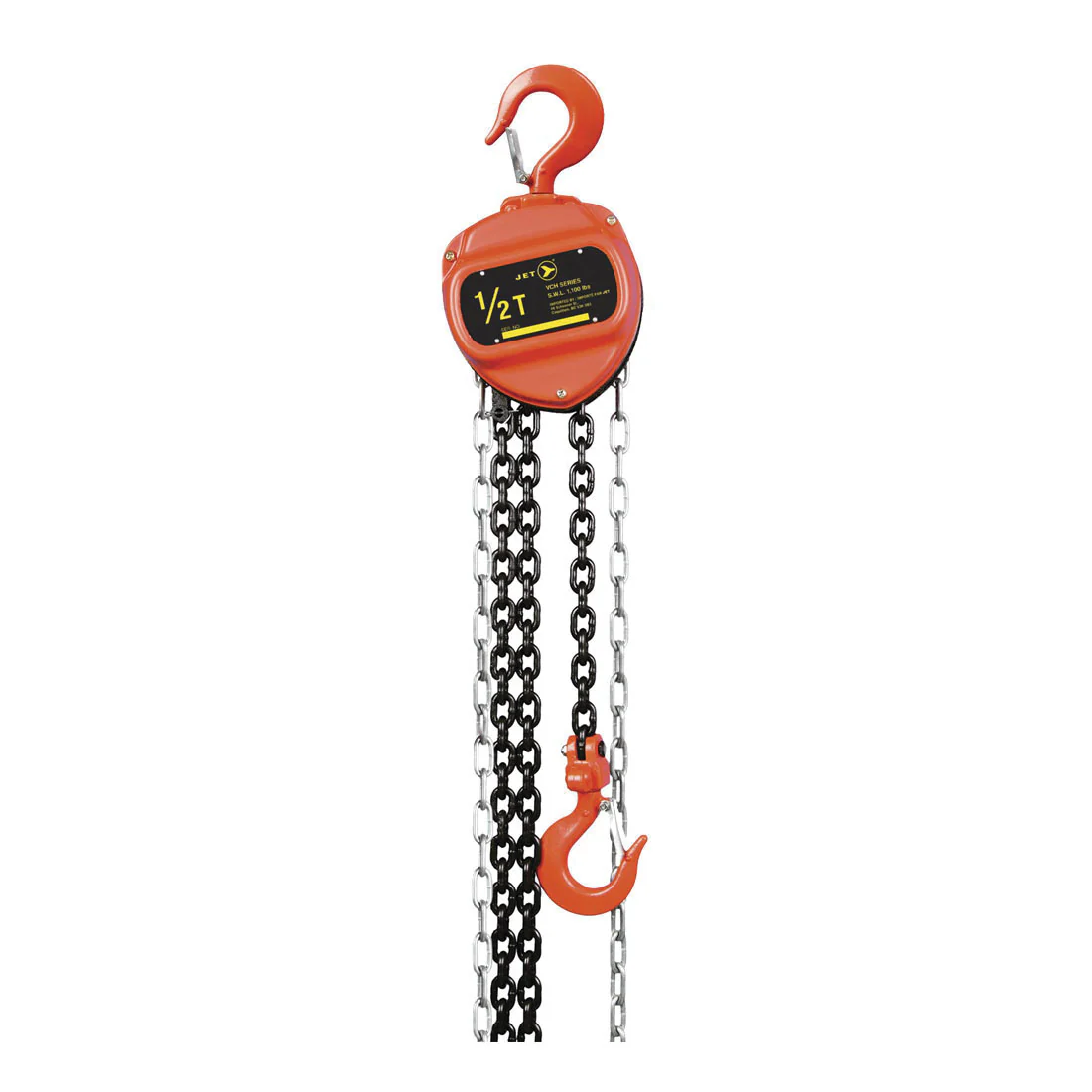 Jet VCH-0510  ~  1/2 Ton 10' Lift Vch Series Chain Hoist