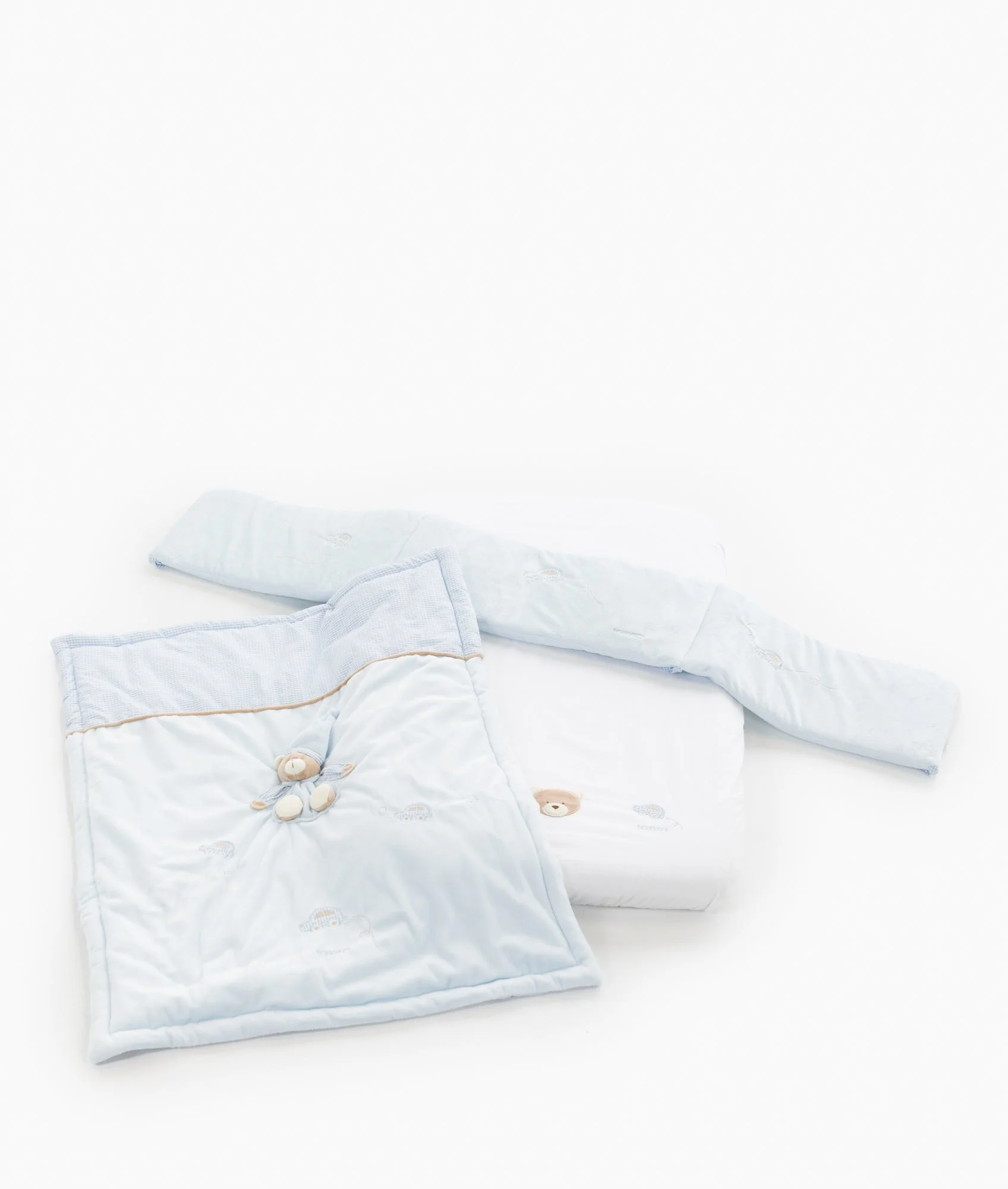 3pc Bassinet Bedding Set | Blue