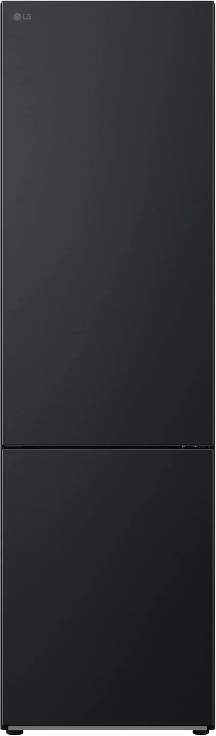 LG GBV22NCCEP Kühl-/Gefrierkombination – Smart Inverter Compressor, Total No Frost, Modern Flat Door Design, Matt Schwarz Metallic, Energieeffizienz A