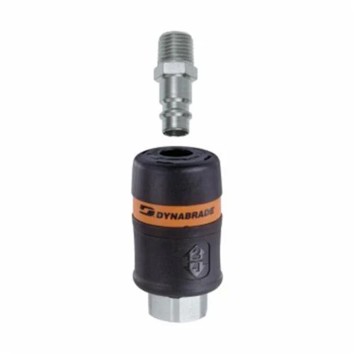 Dynabrade 97572  ~  1/4 Inch Safety Female Coupler With Male Plug