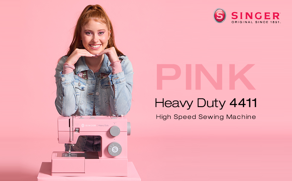 High Speed Sewing Machine 4411 Pink