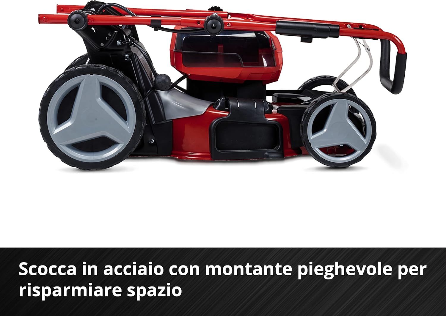 Einhell Professional Tosaerba a batteria GP-CM 36/47 S HW Li Kit Power X-Change (36 V, 47 cm larghezza di taglio, 700 m², trazione semovente, Brushless, funzione mulching incl. 4x 4,0 Ah batteries, 2x