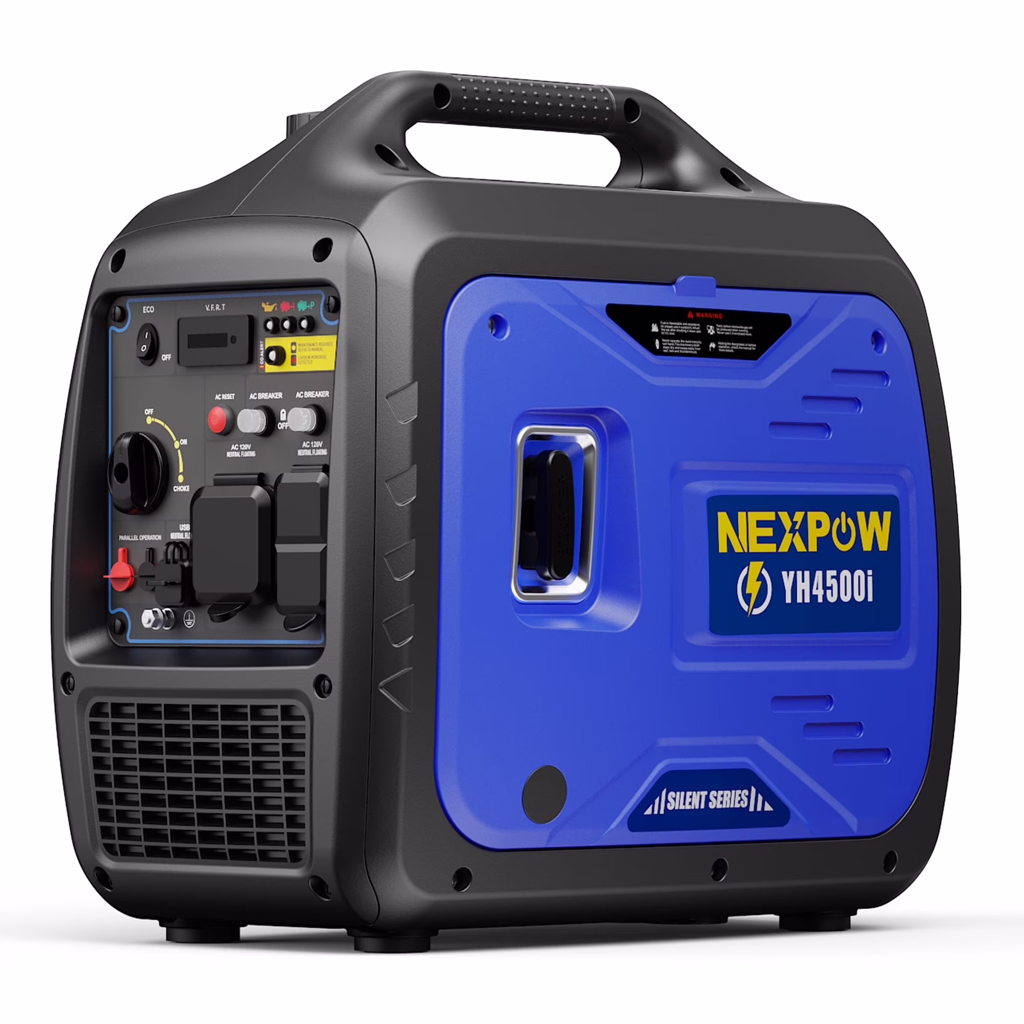 NEXPOW 2250W Portable Inverter Generator, Gasoline Power Quiet Lightweight for Backup Home & Camping, Eco-Mode Feature, Parallel Capability, EPA Compliant