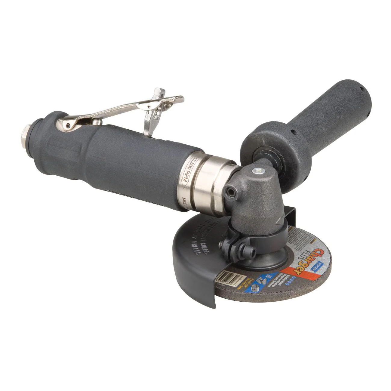 Dynabrade 54787  ~  4 Inch Diameter Right Angle Type 27 Depressed Center Wheel Grinder .7 Hp 12000 Rpm Steel