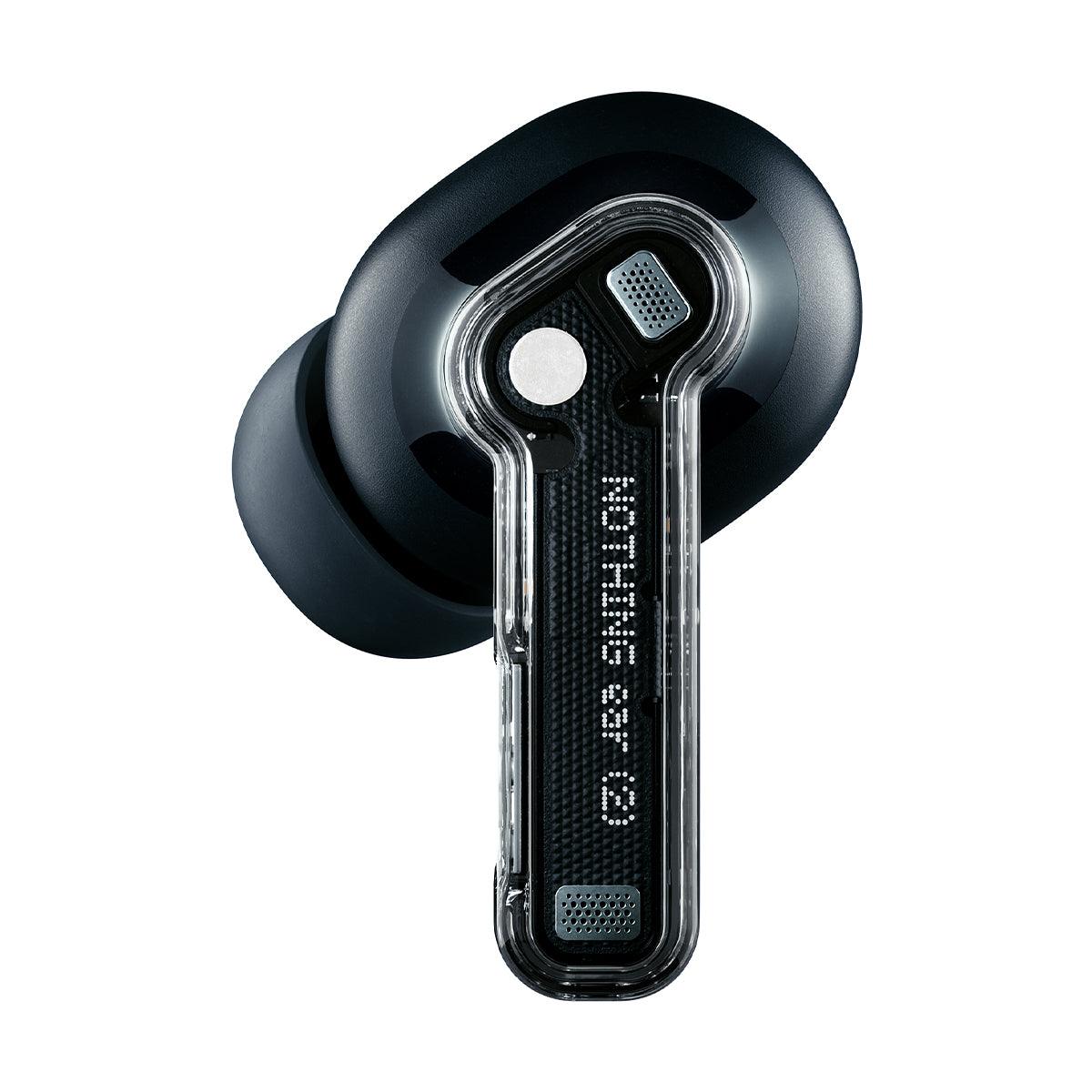 Ear (2) Nero – Auricolari True Wireless con ANC e Audio Hi-Res, Design Trasparente Iconico