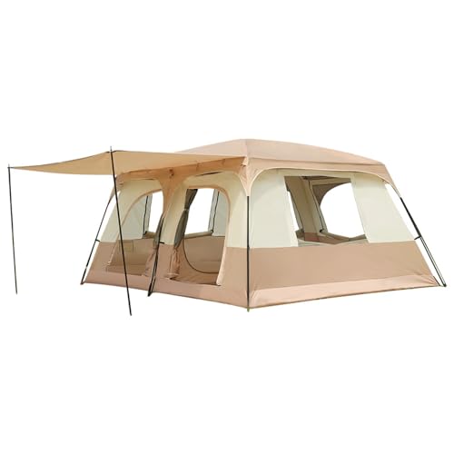 Tenda da campeggio da viaggio con 2 stanze Tenda da cabina familiare grande traspirante e antipioggia per 8 12 persone Campeggio all'aperto Escursionismo Zaino in spalla Spiaggia : Amazon.it: Sport e tempo libero