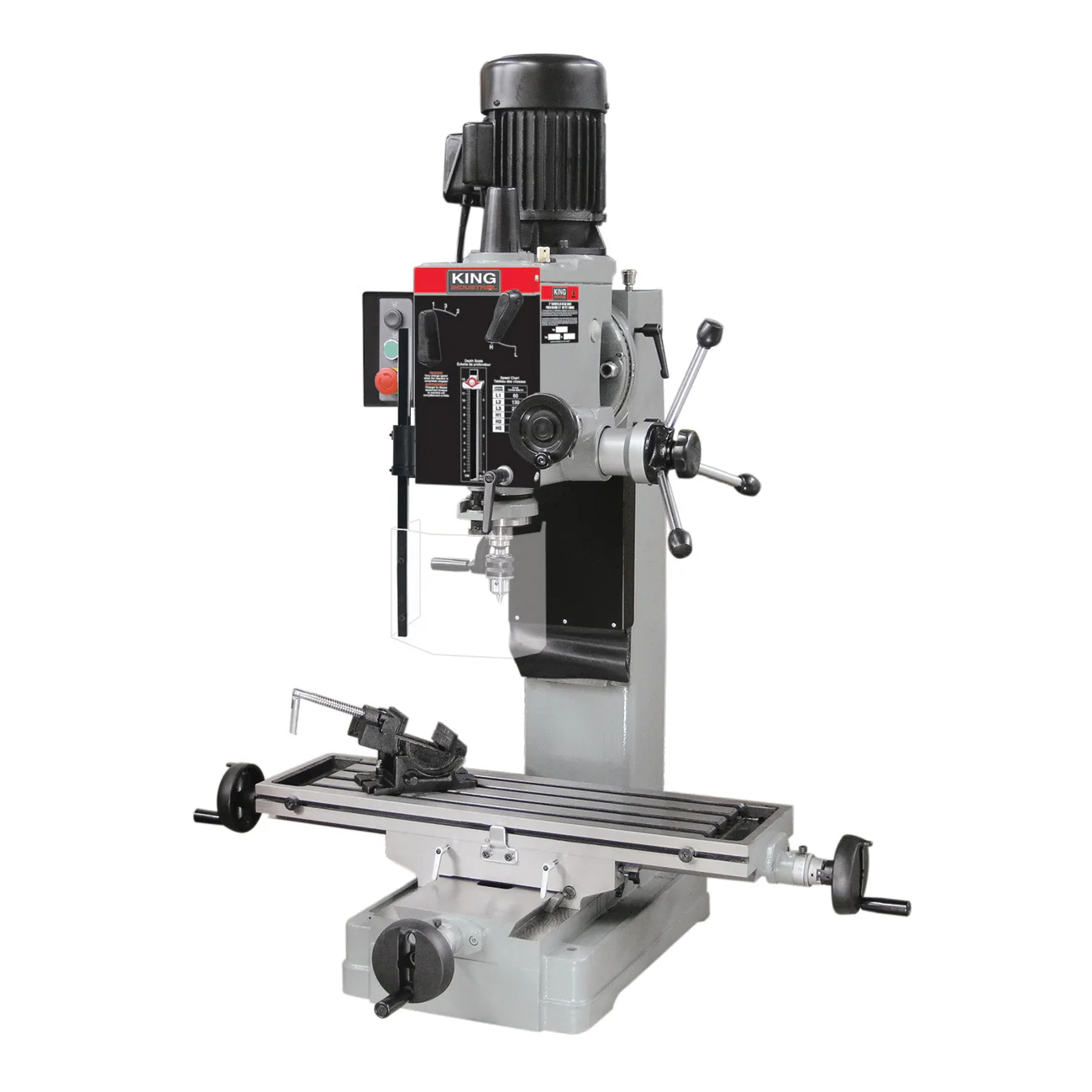King Canada KC-45  ~  Milling Drilling Gearhead 20.5 Inch 1.5 Hp 110/220V