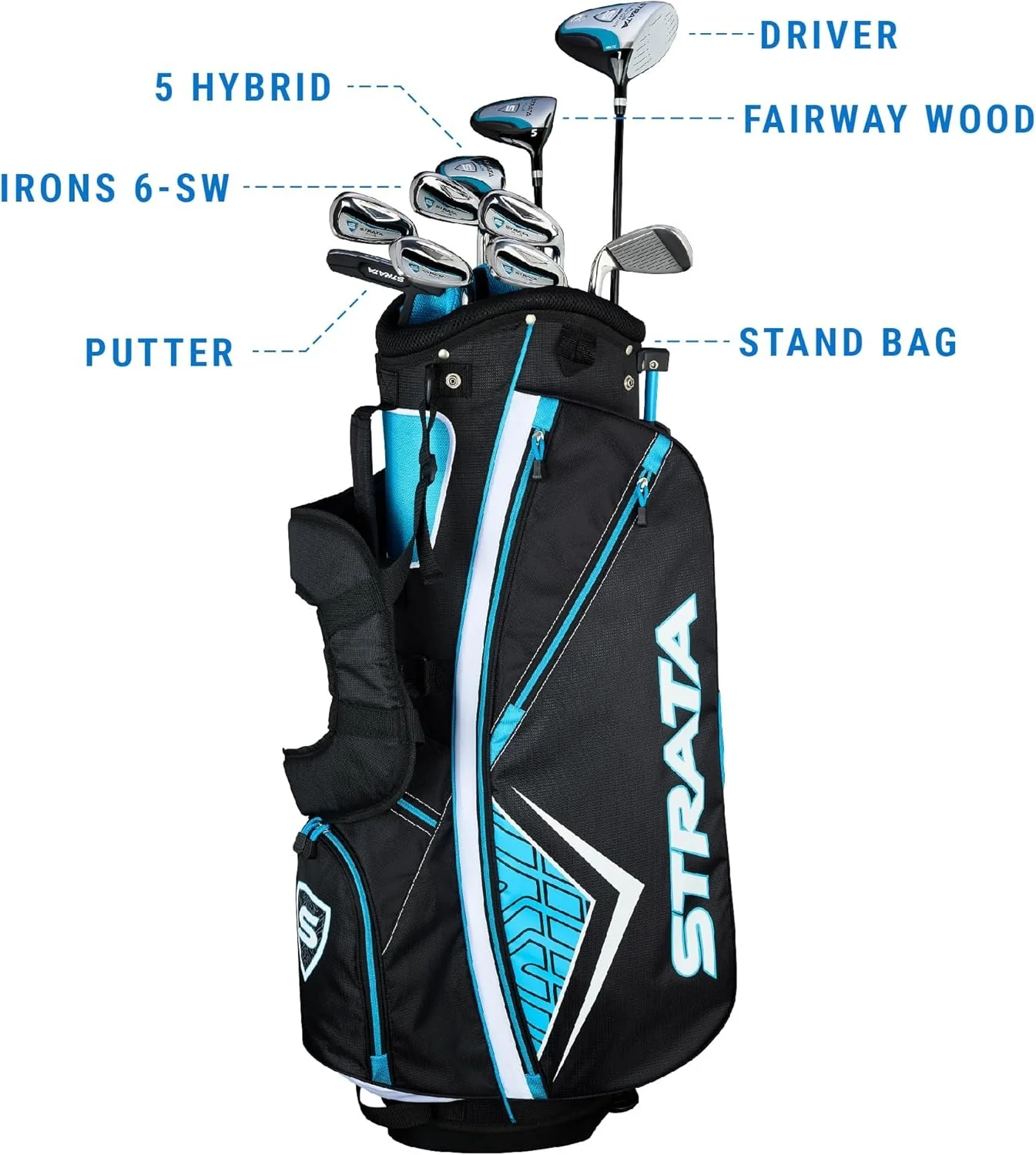 Callaway Strata Women's Racket Set, Complete Set