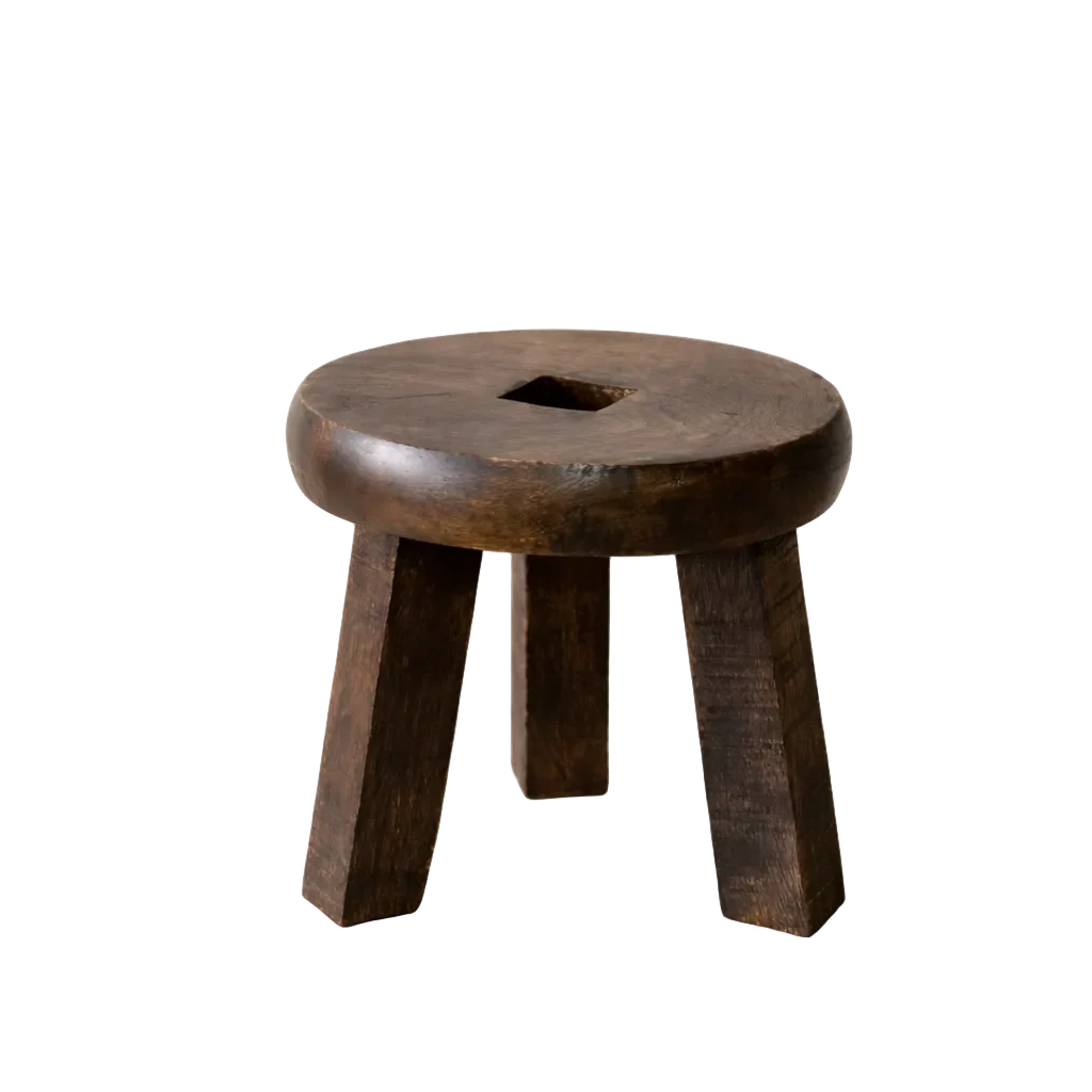 Mango Wood Round Pedestal